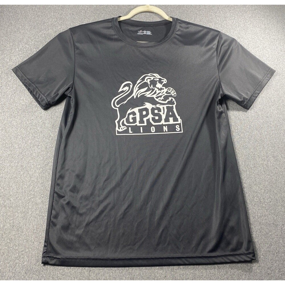 Alleson Athletic T-shirt with a "GPSA Lions" graphic print Sz L
